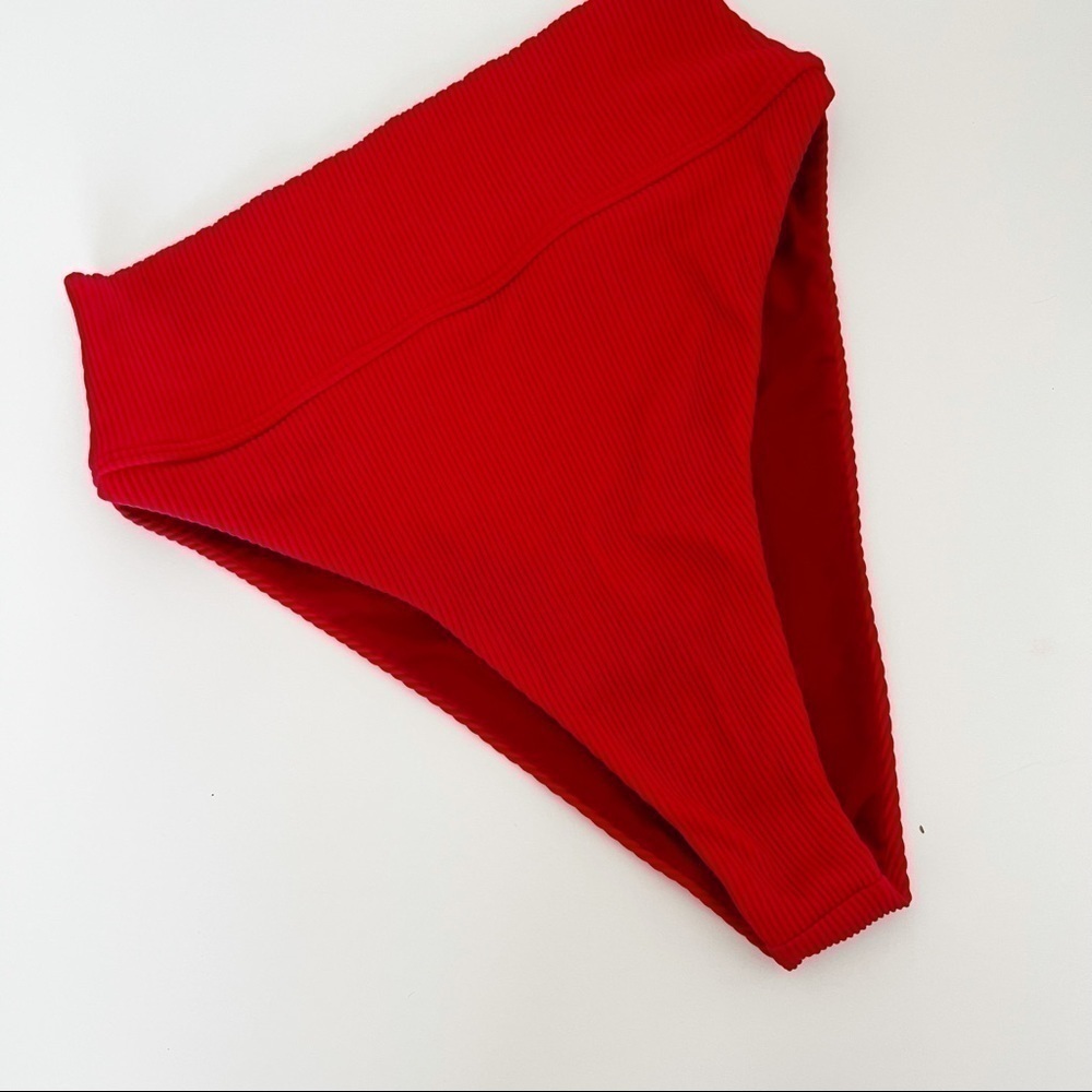 Beach Riot Red Bikini Bottom - Picture 5 of 10